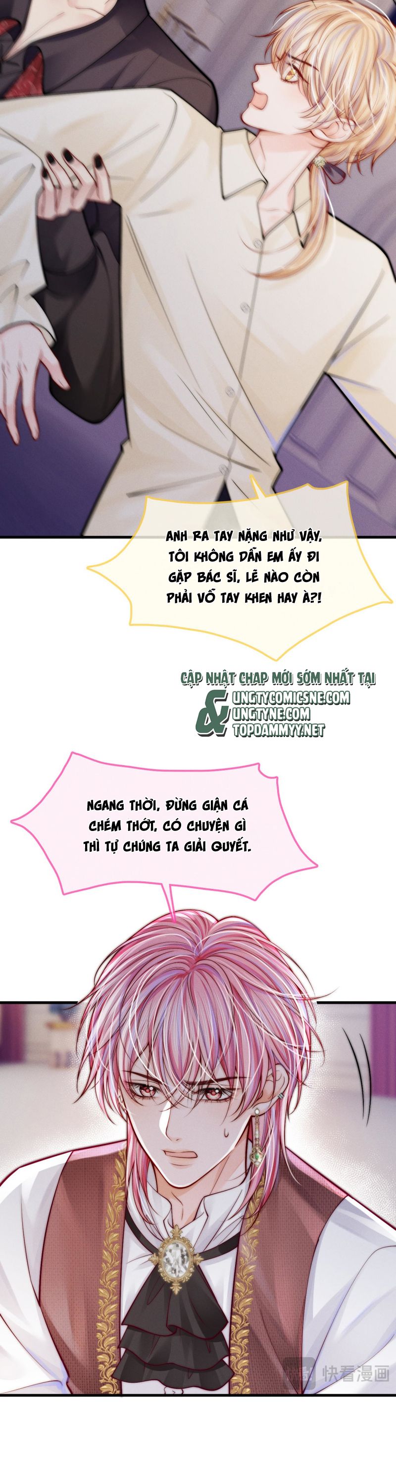 Bị Ép Xuyên Vào Phó Bản Dính Lấy Nhau Cùng Các Bạn Cùng Phòng Chap 34 - Trang 3