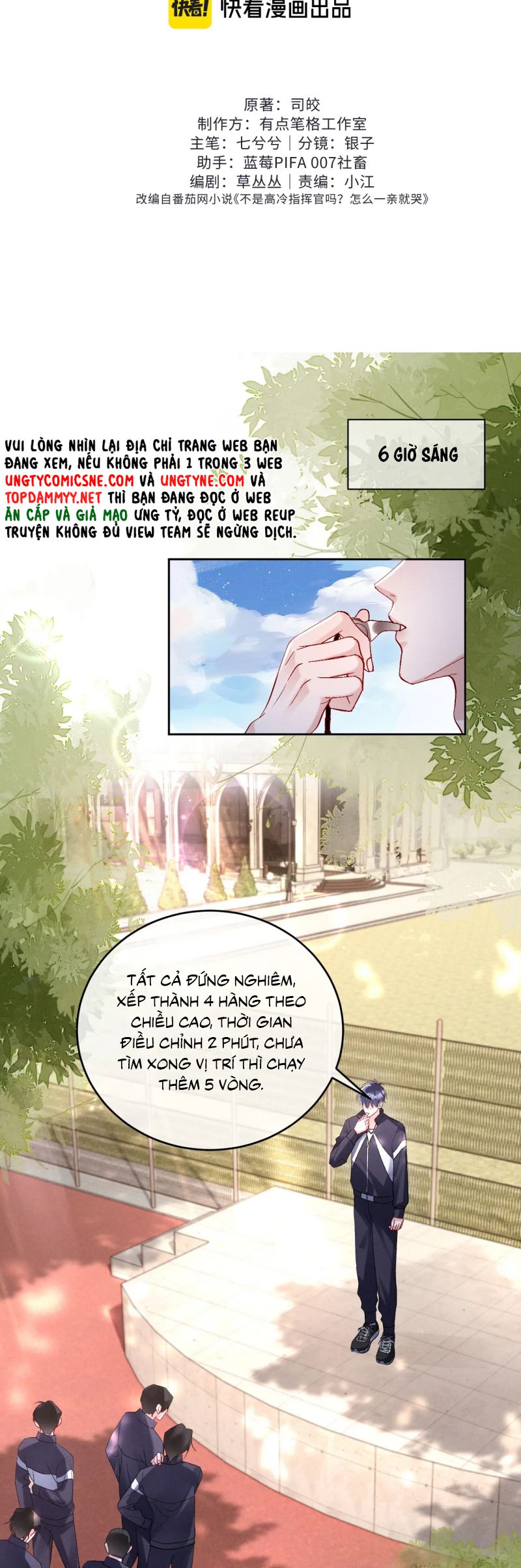 Quan Chỉ Huy Cao Lãnh Hễ Hôn Là Khóc Chap 12 - Next Chap 13